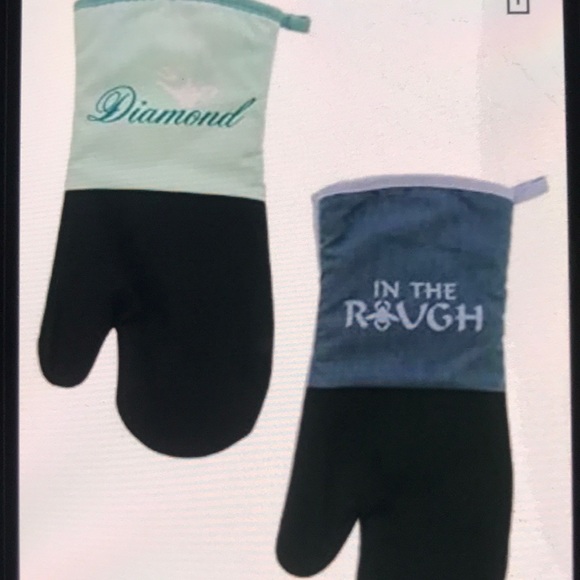 Disney JASMINE & ALADDIN insulated oven mitts & kitchen towels NEW - Picture 2 of 12